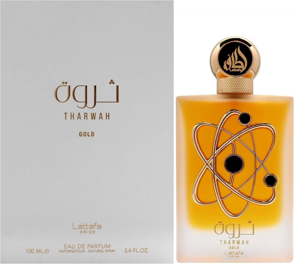 Perfume Feminino Árabe Tharwah Gold 100ML - Lattafa