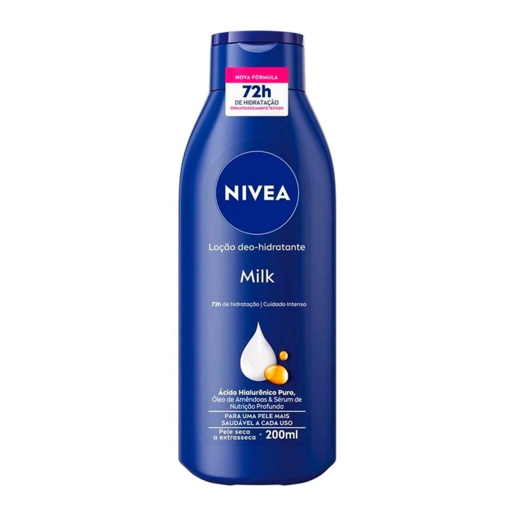 Loção Hidratante Corporal Milk 200ML - Nivea