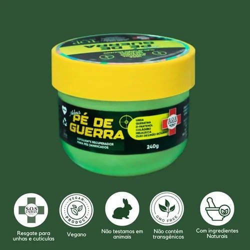 Esfoliante Para Pés Adeus Pé De Guerra 240G - Top Beauty