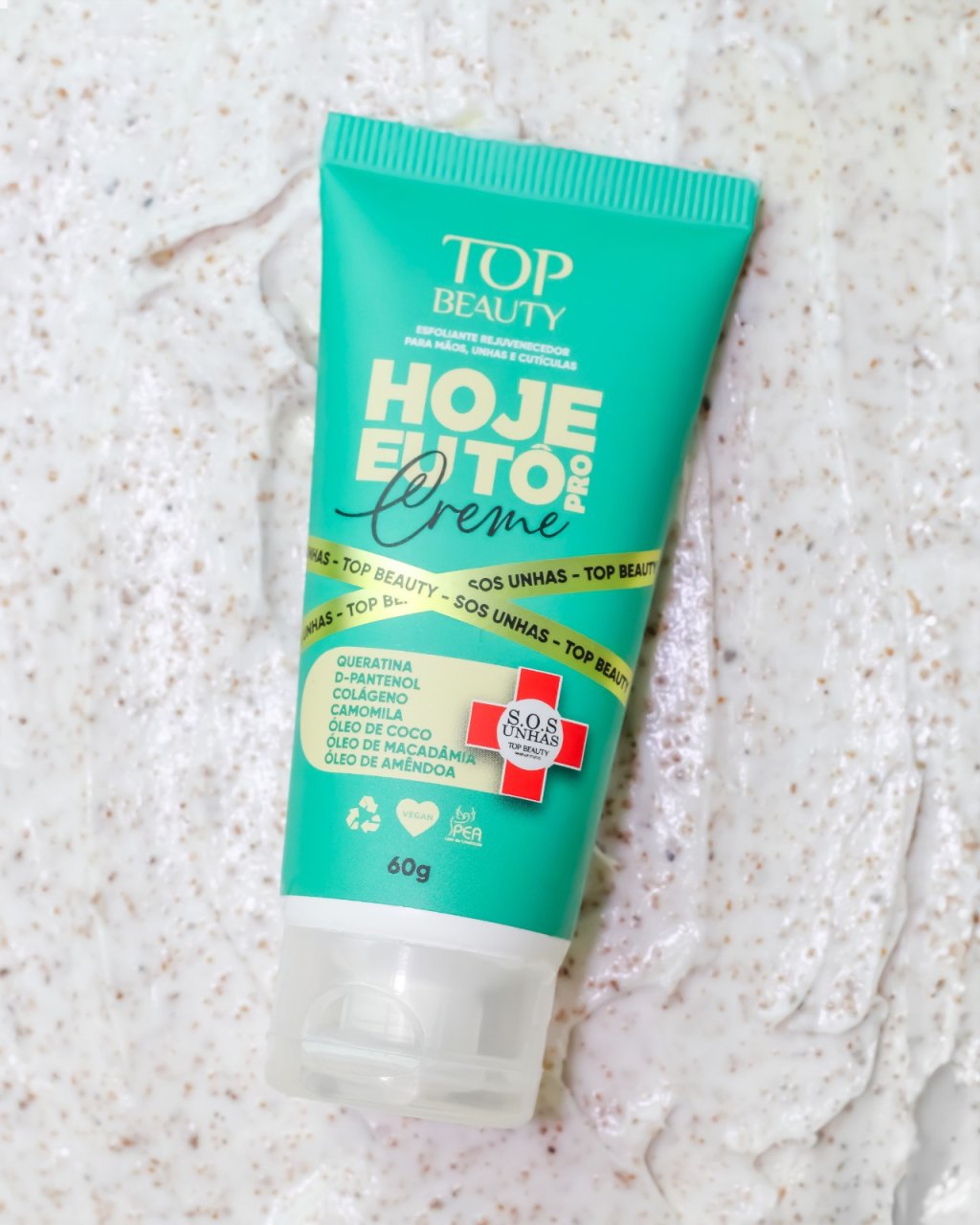 Esfoliante Para Mãos Hoje Eu Tô Pro Creme 60G - Top Beauty