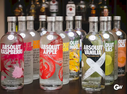 3 UNDS VODKA ABSOLUT 1L