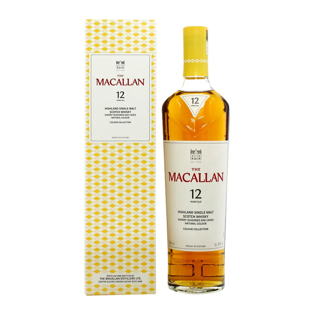 WHISKY THE MACALLAN 12 ANOS SHERRY COLOUR COLLECTION 700ML