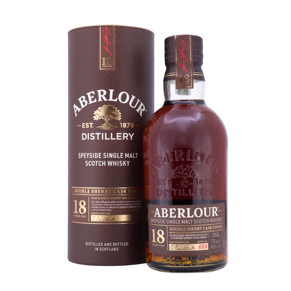 WHISKY ABERLOUR 18 ANOS DOUBLE SHERRY CASK FINISH 700ML 