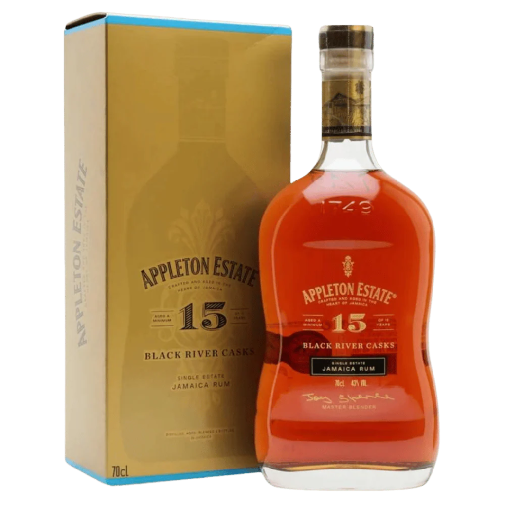 RUM APPLETON ESTATE BLACK RIVER CAKS 15 ANOS 750ML