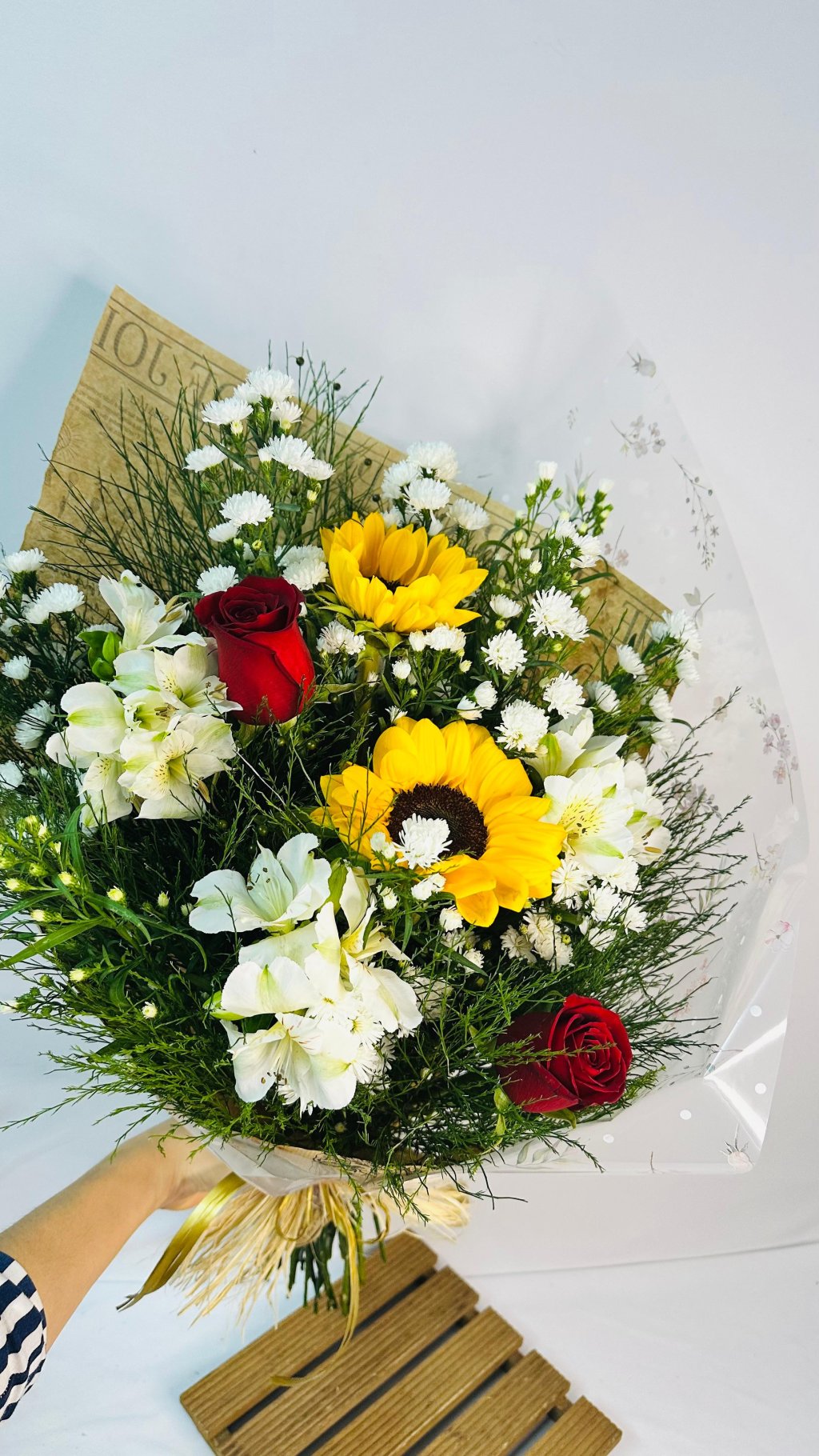 Arranjo mix de flores