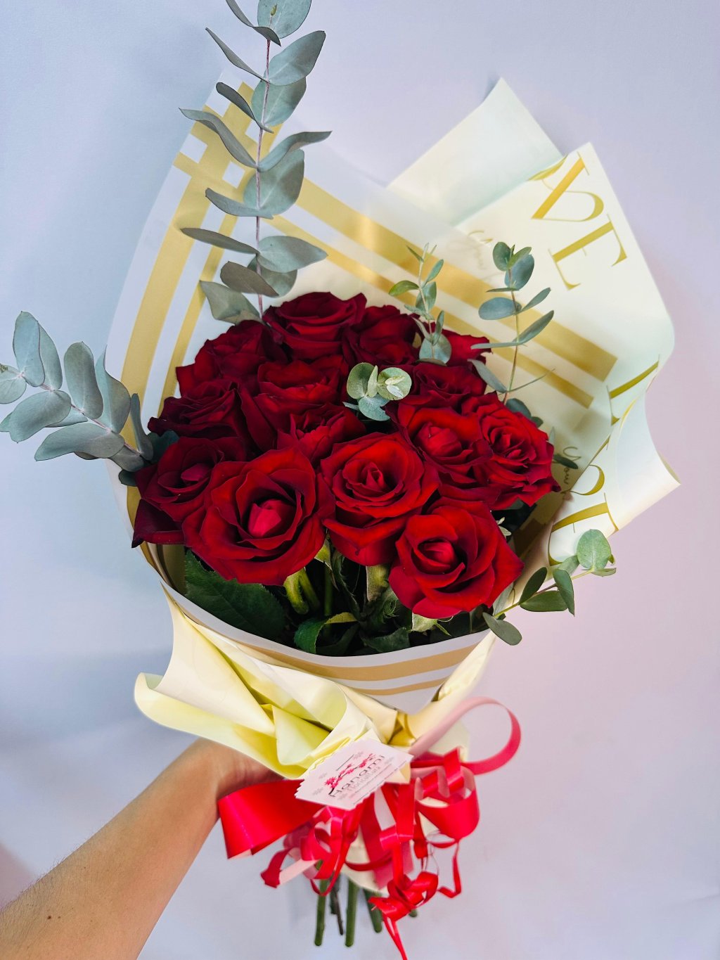 Bouquê só 12 Rosas 