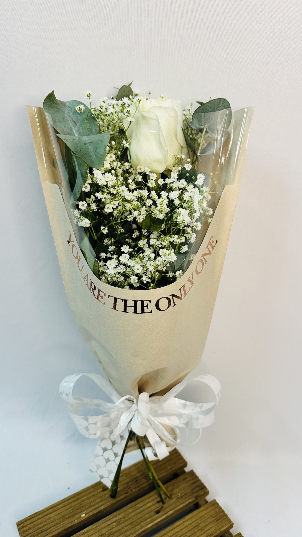 Ramalhete 1 Rosa + Mosquitinho  (ESGOTADO)