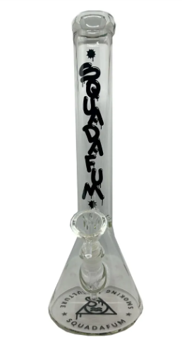 Bong de Vidro 35cm - Squadafum Premium Ice