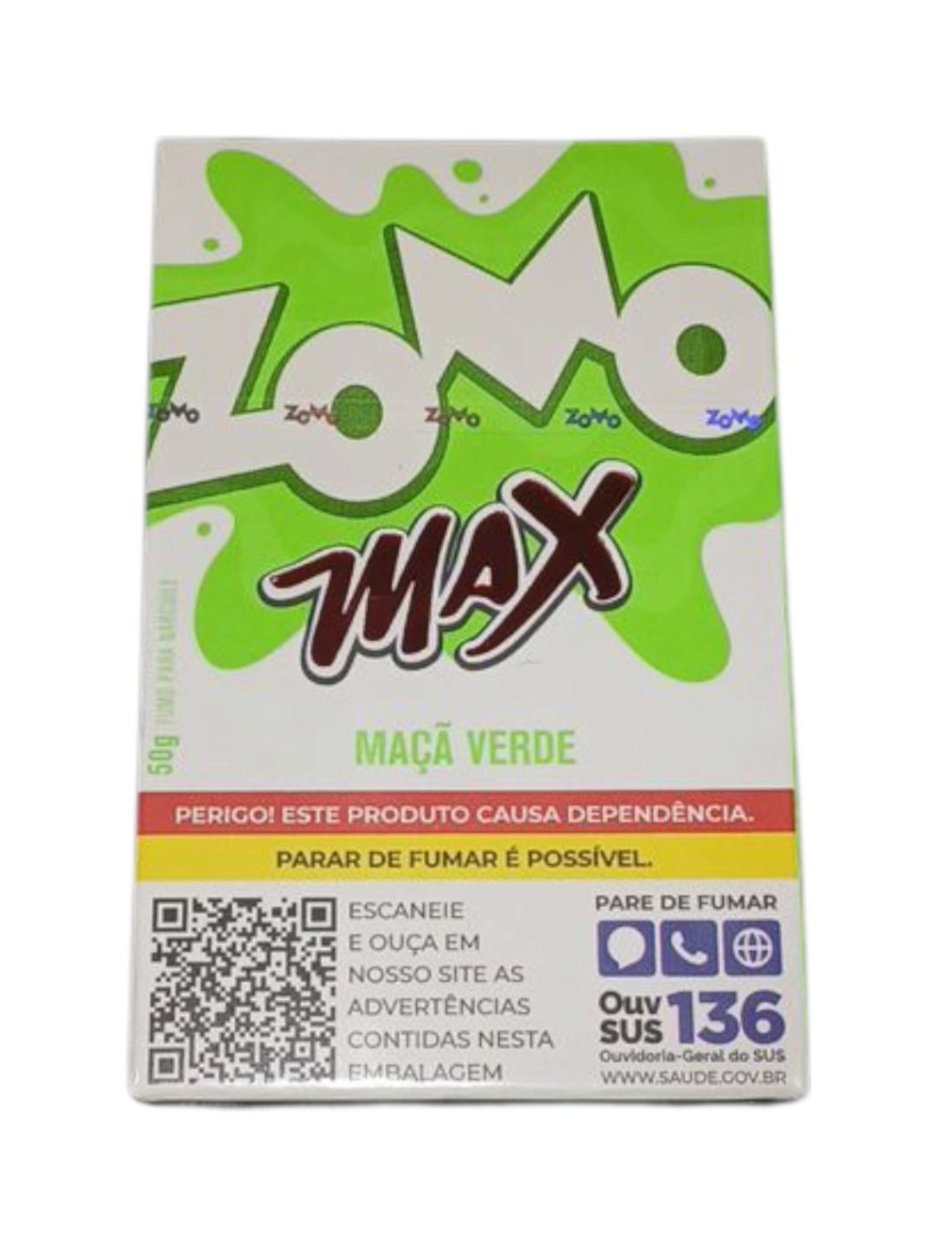 Essência Para Narguile Zomo Max Maca Verde