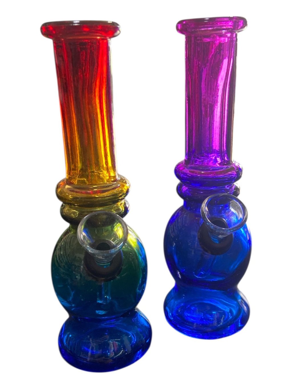 Bong De Vidro Colorido Pequeno 15cm