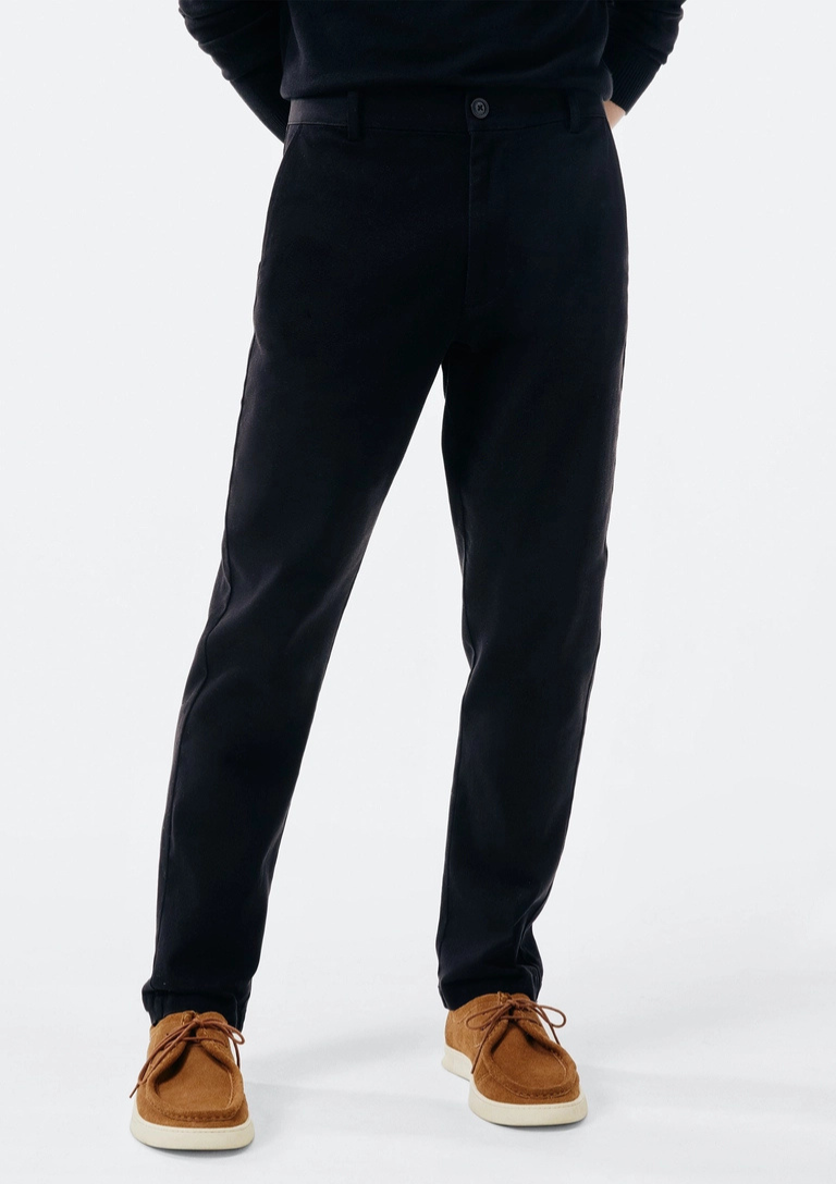 Calça Em Sarja Masculina Taper Chino