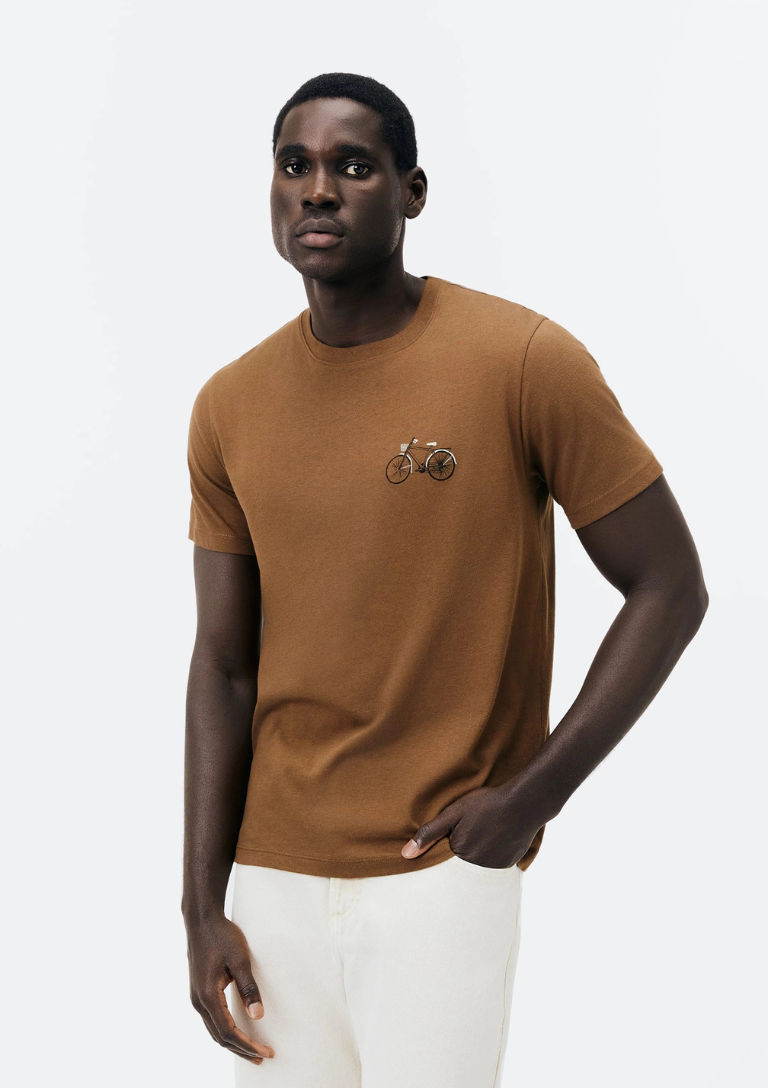 Camiseta Masculina Manga Curta Com Estampa