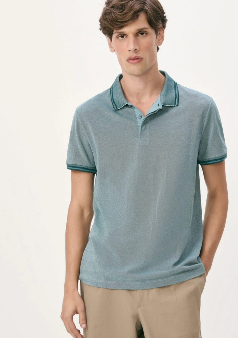 Camisa Polo Masculina Manga Curta Em Piquet