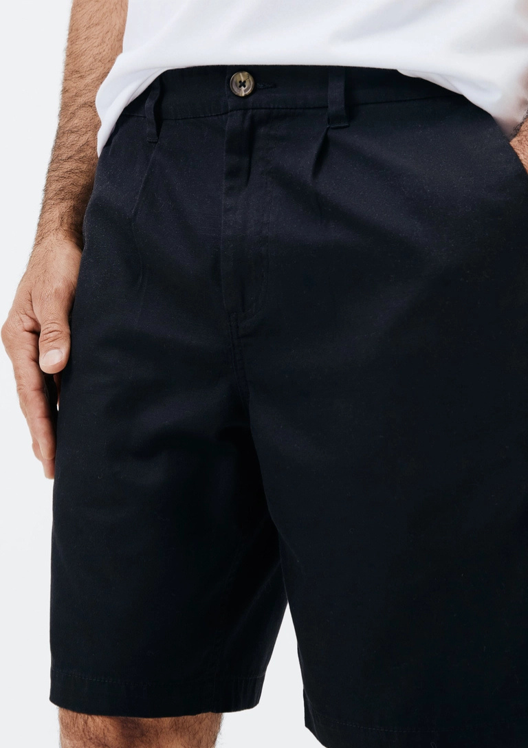Bermuda Masculina Reta Em Sarja