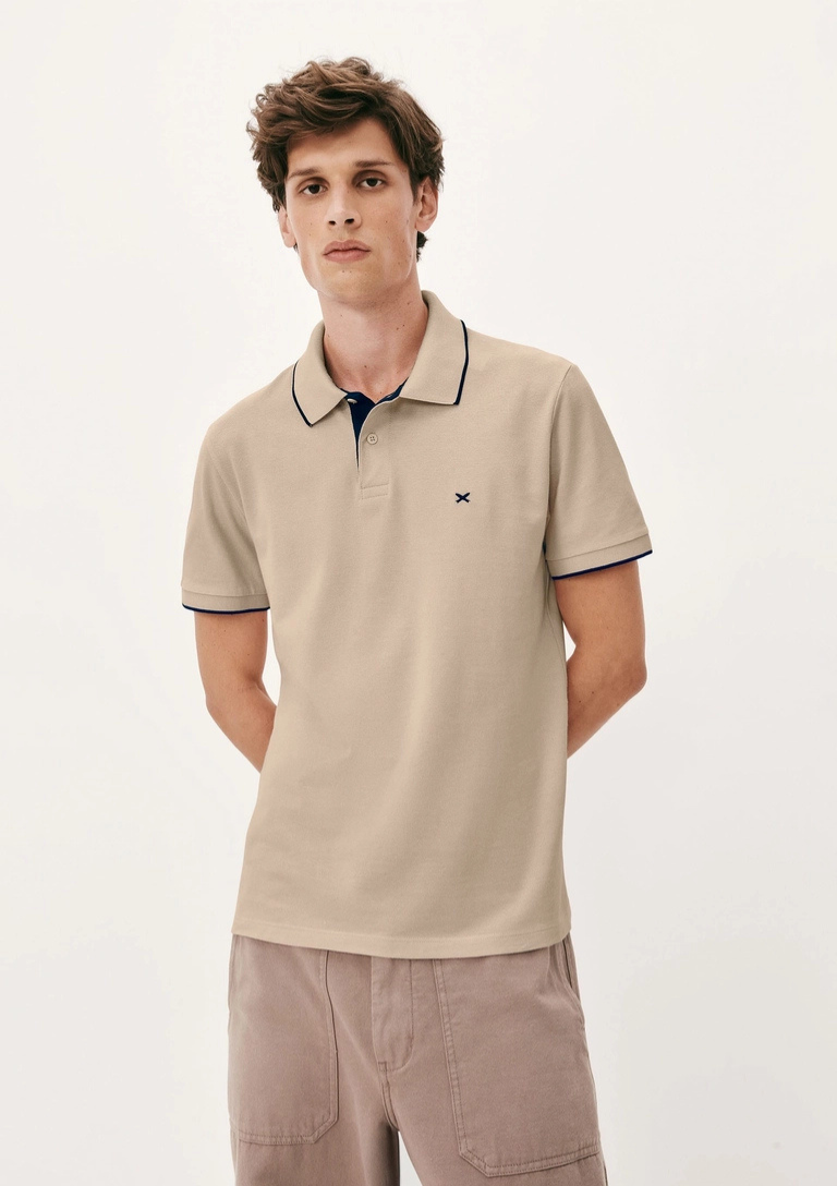 Camisa Polo Básica Masculina Em Piquet Com Bordado