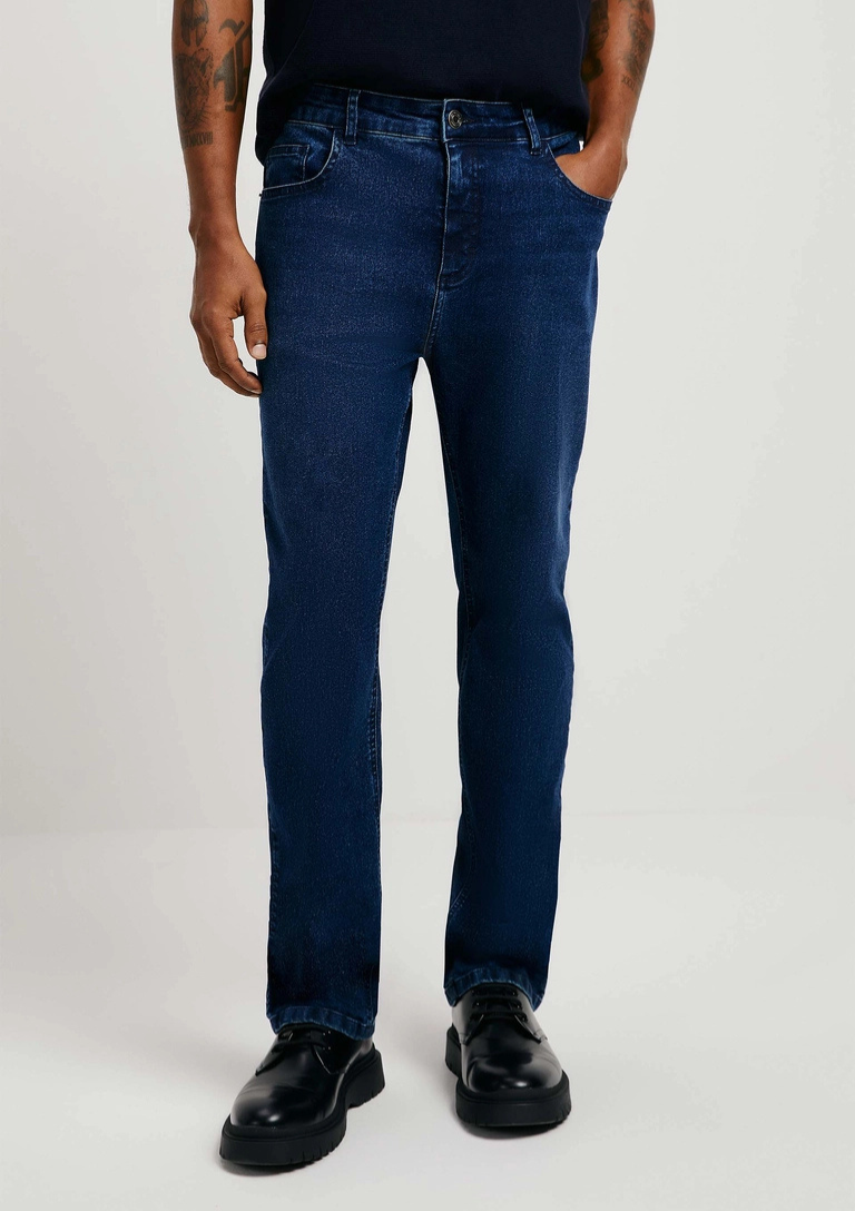 Calça Jeans Básica Masculina Slim
