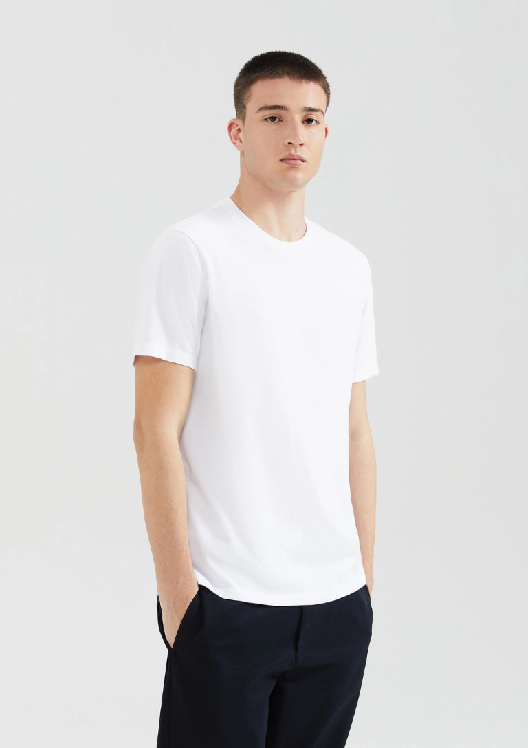 Camiseta Básica Masculina World Com Bordado