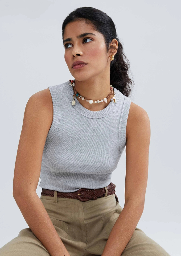 Regata Básica Feminina Slim Neck