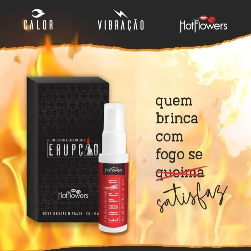 HC596 - ERUPÇÃO ESQUENTA E VIBRA 15g 