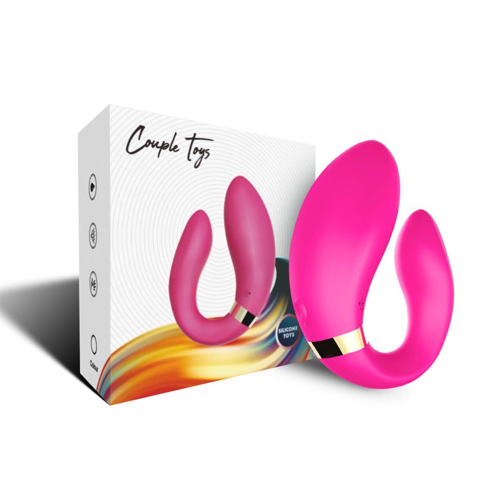 CD041 - Vibrador para casal com 9 modos de vibração e controle remoto