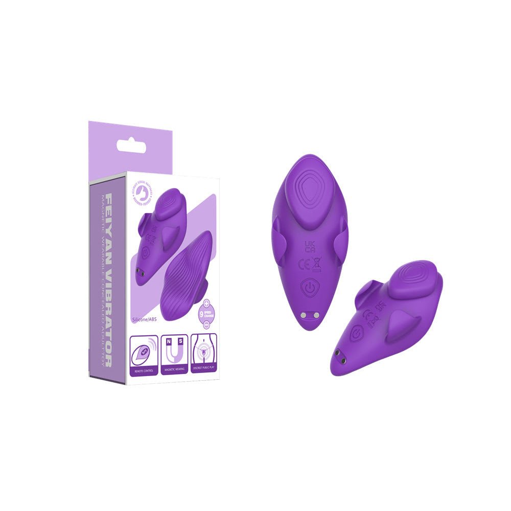 VIBRADOR DE CALCINHA - 9 modos de vibração - controle remoto - recarregável -  ES082