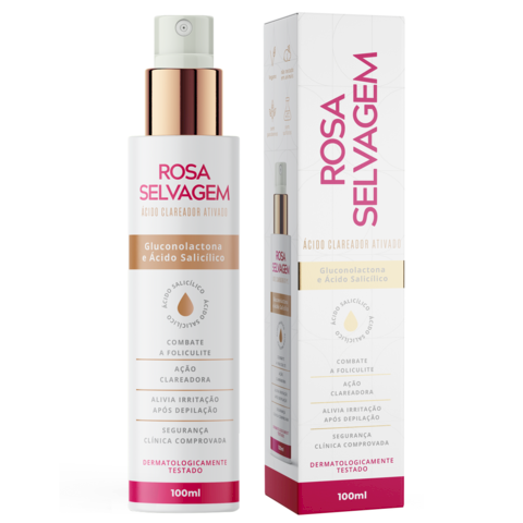 Acido Clareador Rosa Selvagem 
