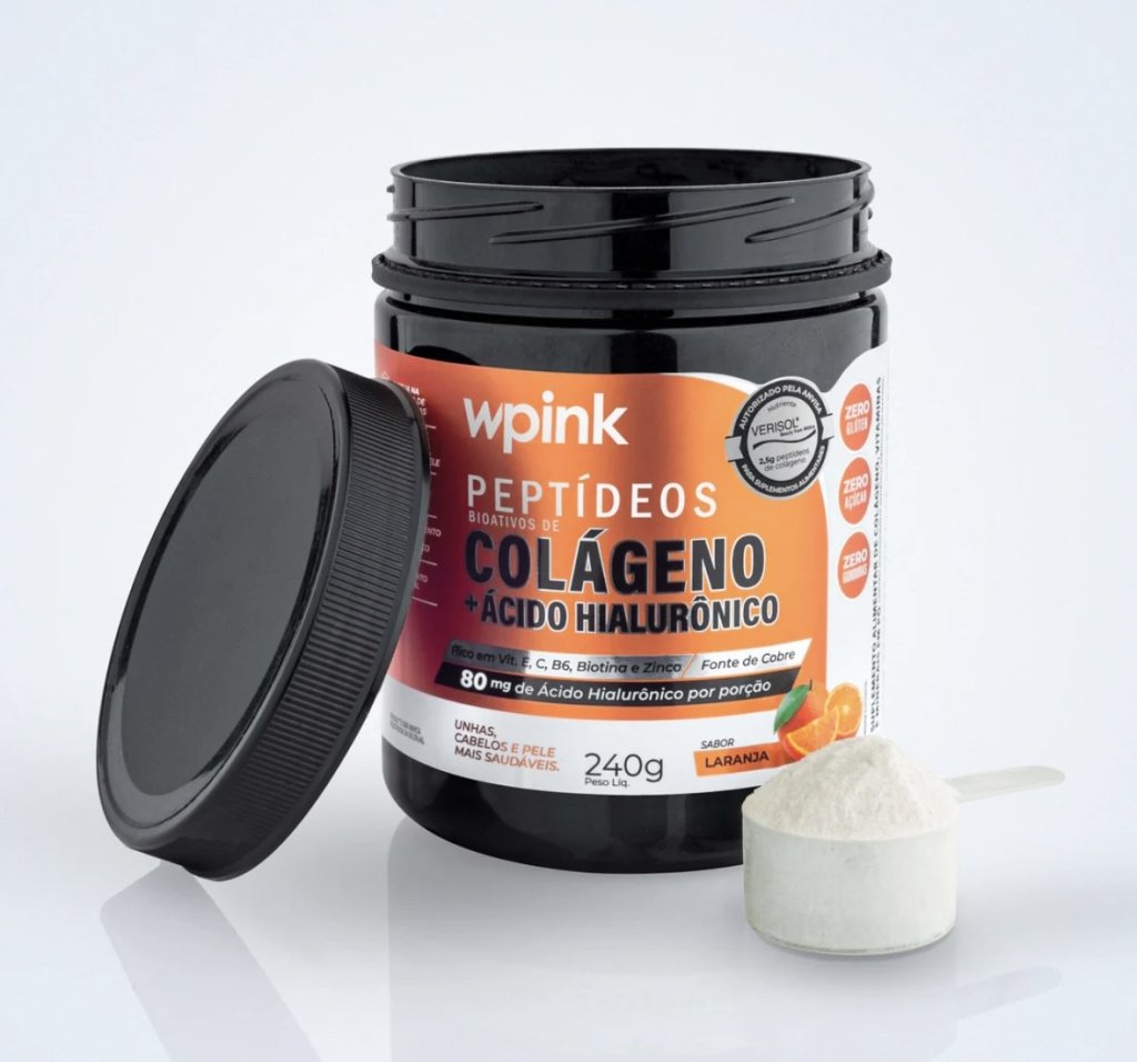 Colágeno + Ácido Hialurônico - Laranja 