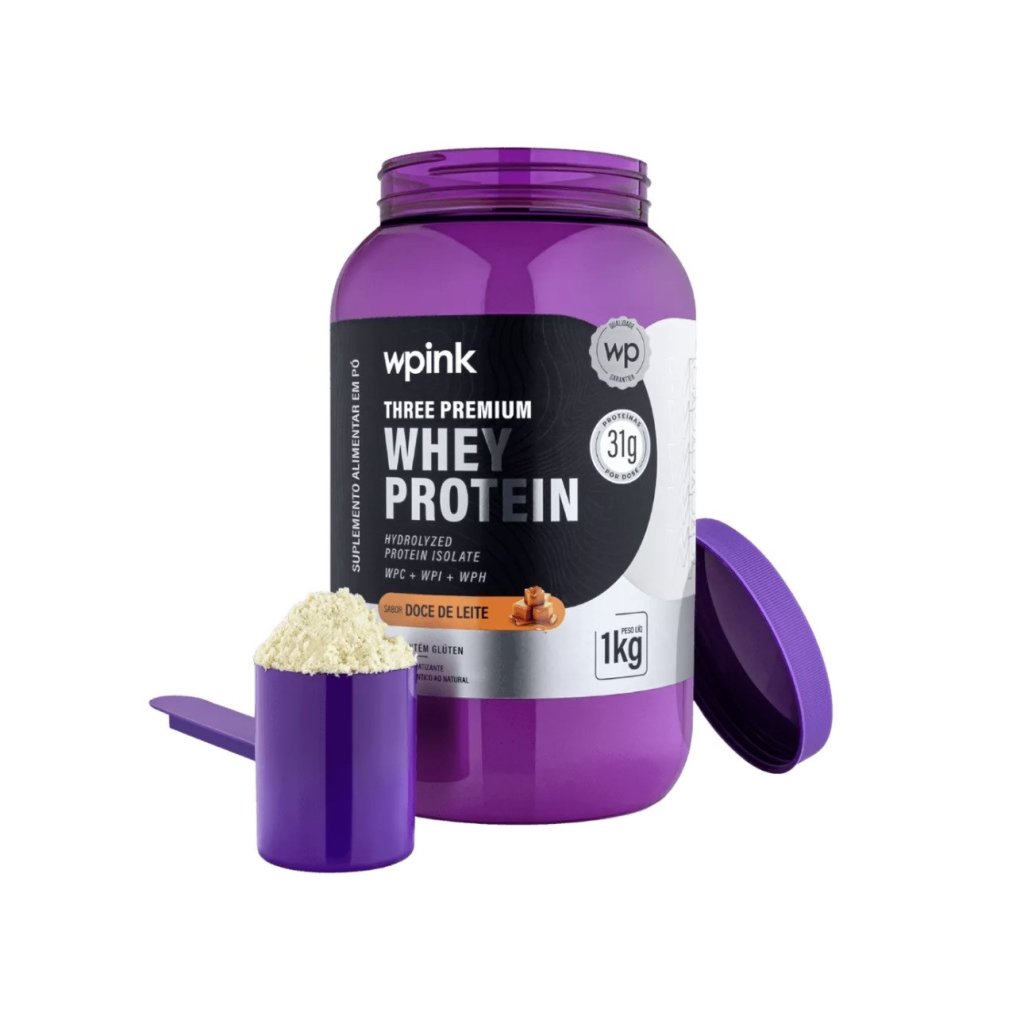 three premium whey protein doce de leite 3W - (1kg) - wp