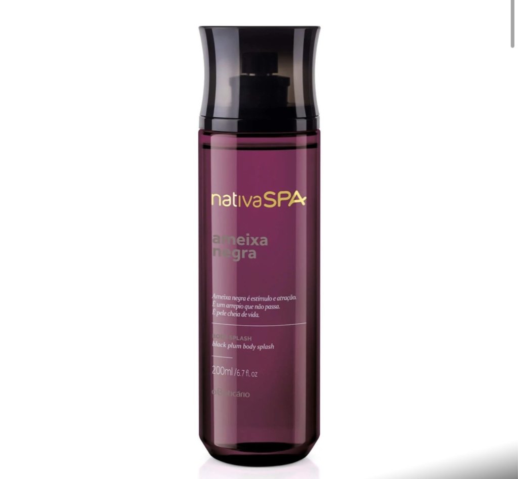 Body Splash Ameixa Negra O Boticário 