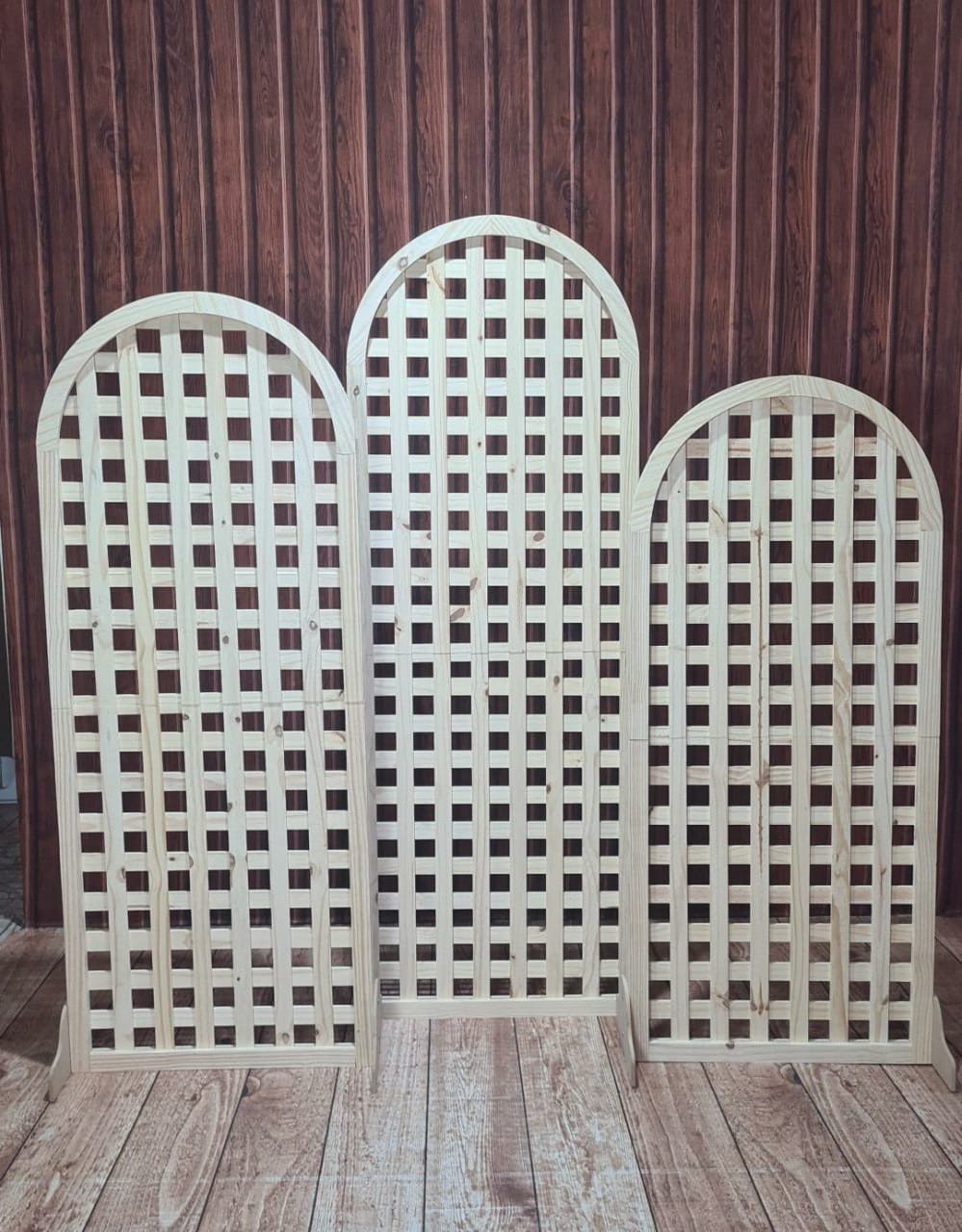 Trio de Painel Treliças 