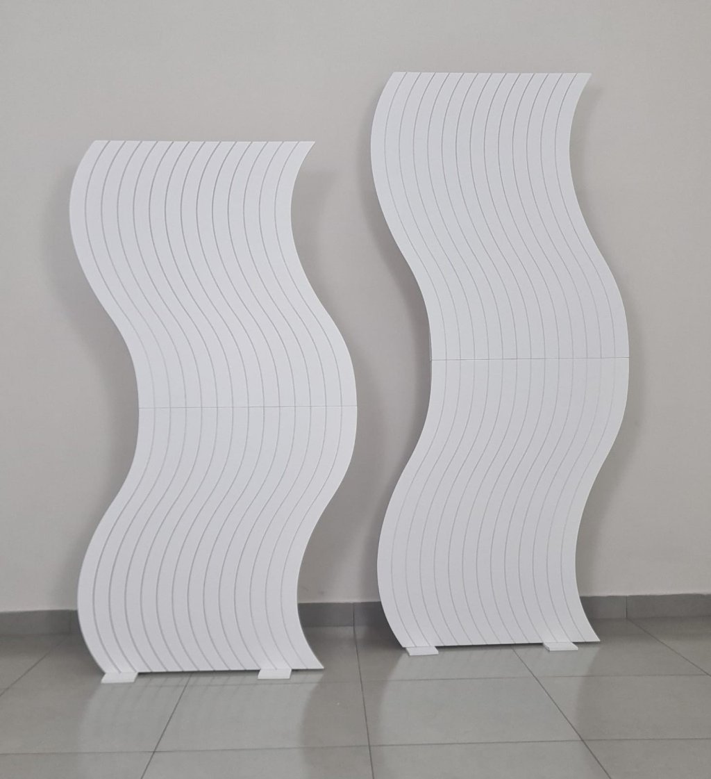Kit dupla de painel espiral 