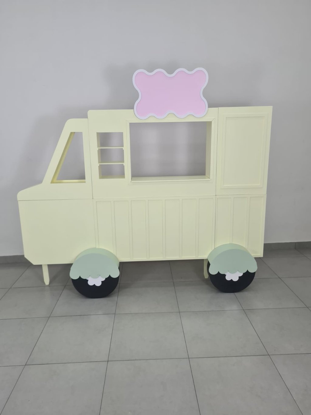 Carrinho Confeitaria 3D