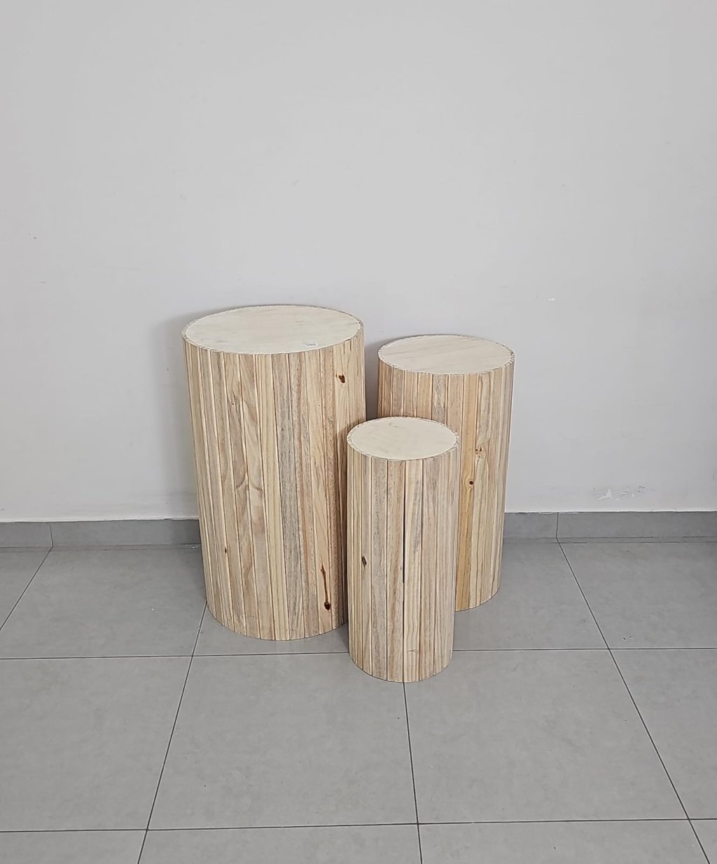 Trio de Cilindro Pinus 