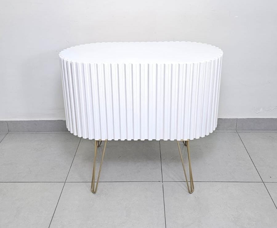 Mesa Dandara Pés Metalizados