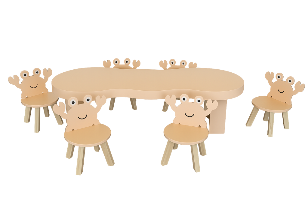 Mesa Piquenique Orgânica Caranguejos