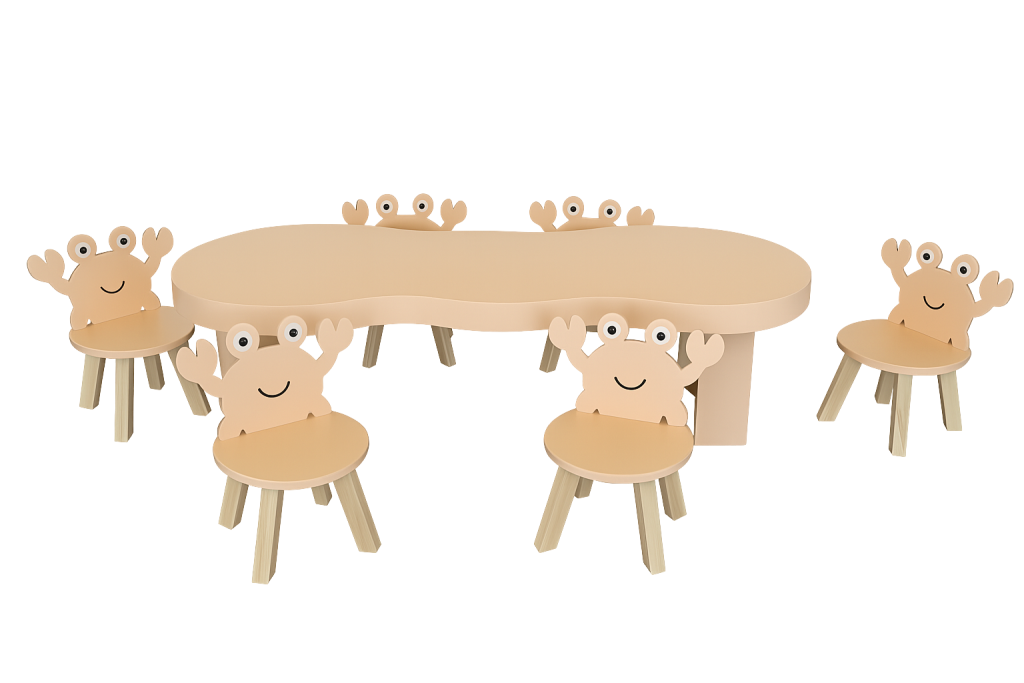 Mesa Piquenique Orgânica Caranguejos