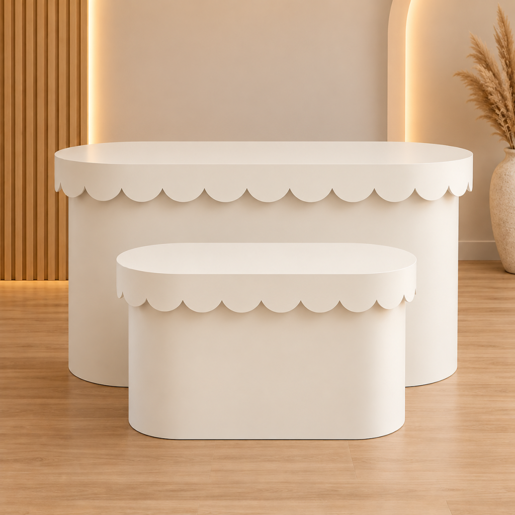 BALCAO BABADO OVAL 