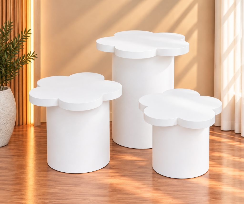 Trio de Tampo Fit Floral Pintado