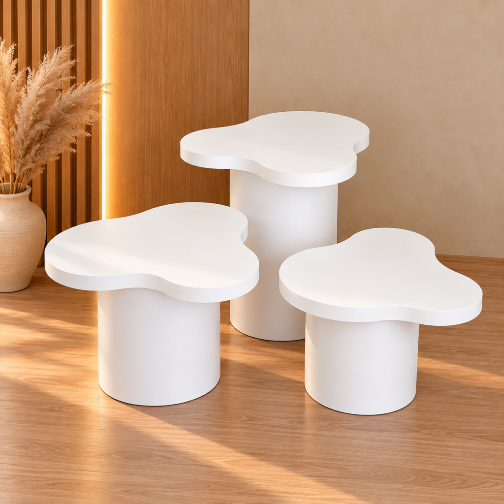 Trio de Tampos Orgânico José Fit pintado