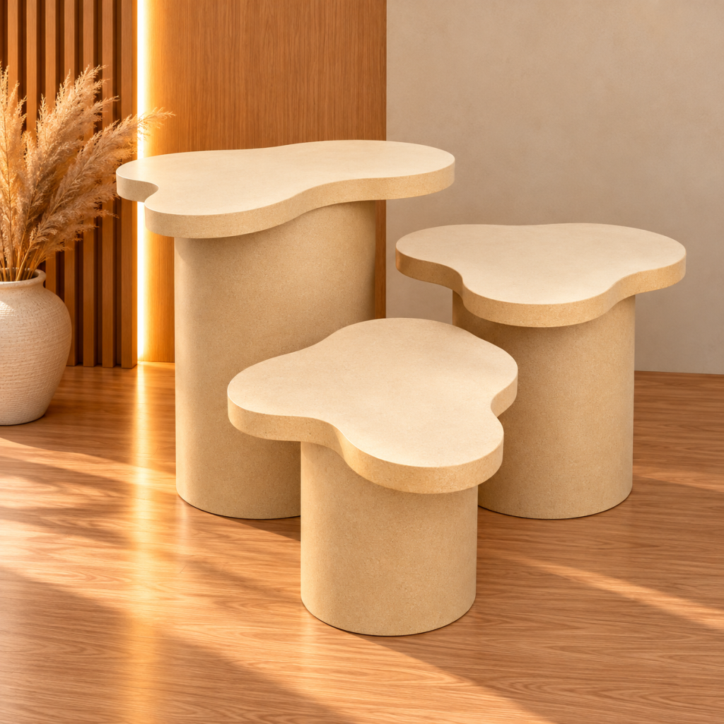 Trio de Tampos Orgânicos José fit cru