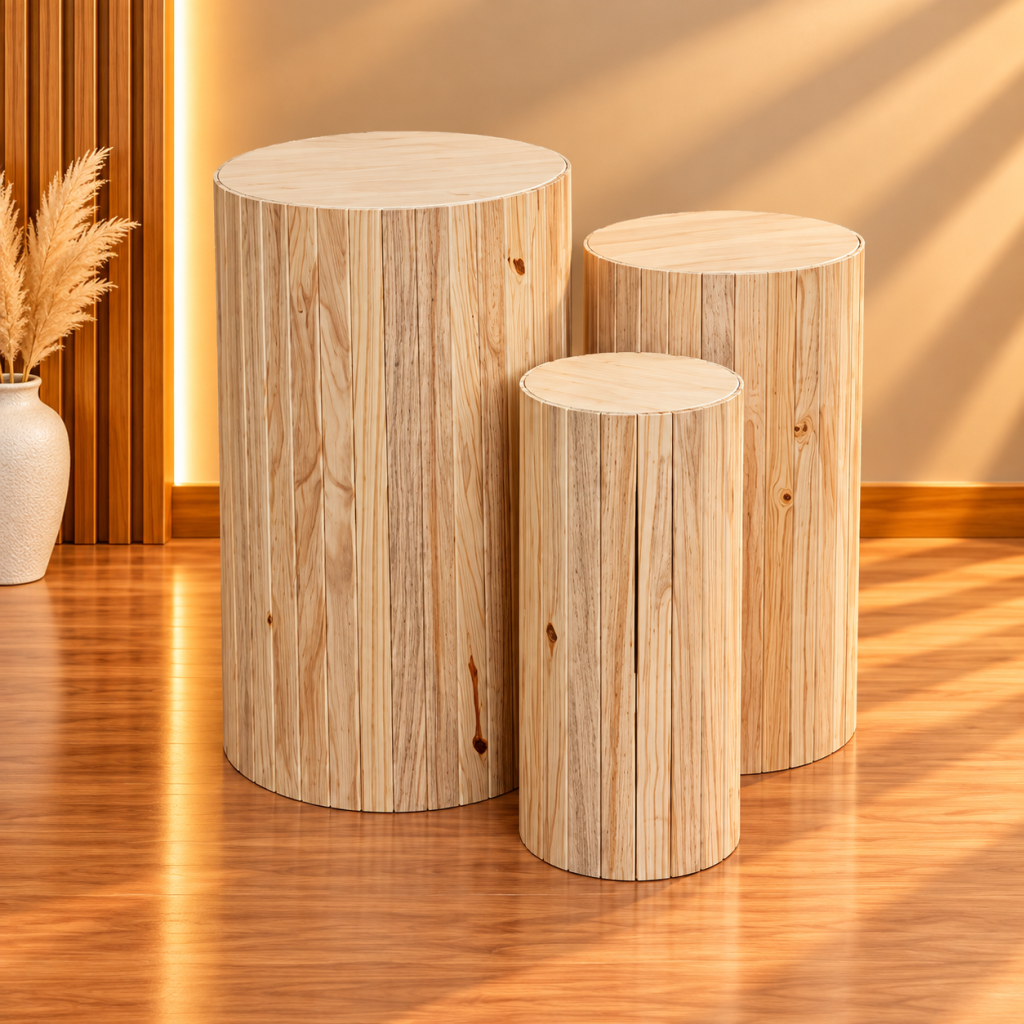 Trio de Cilindro Pinus 
