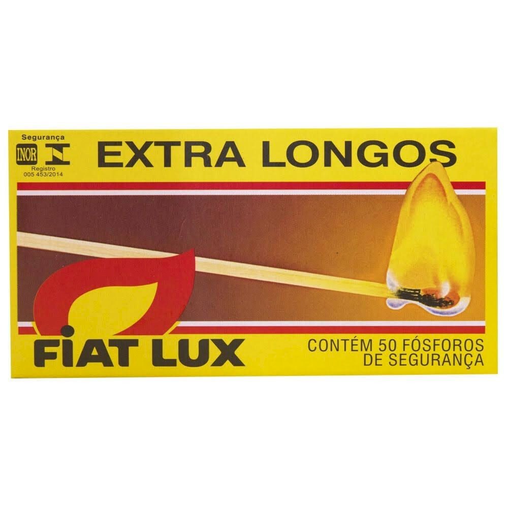 FÓSFORO FIAT LUX - EXTRA LONGO 