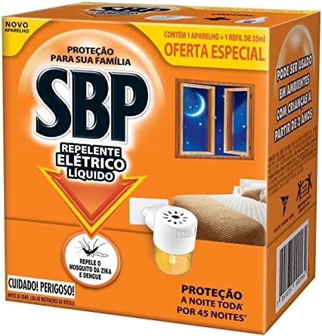 SBP - REPELENTE ELÉTRICO LÍQUIDO 