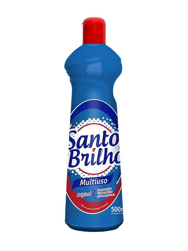 MULTIUSO +ALCOOL PERFUMADO 500ML - SANTO BRILHO  