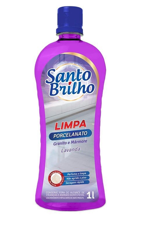 LIMPA PORCELANATO 1LITRO - SANTO BRILHO 