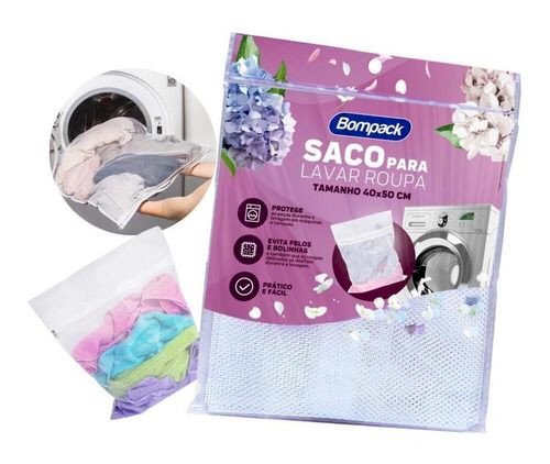 SACO PARA LAVAR ROUPA - BOMPACK 