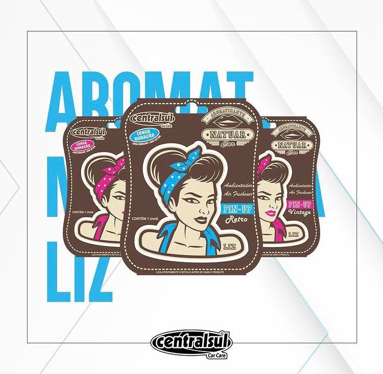 AROMATIZANTE AUTOMOTIVO MINIATURA LIZ - CENTRAL SUL  COD.713