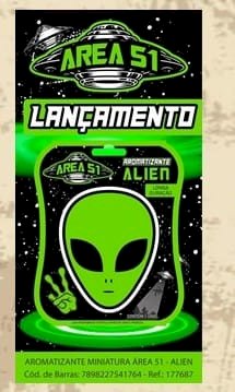 AROMATIZANTE AUTOMOTIVO MINIATURA - ALIEN COD.713