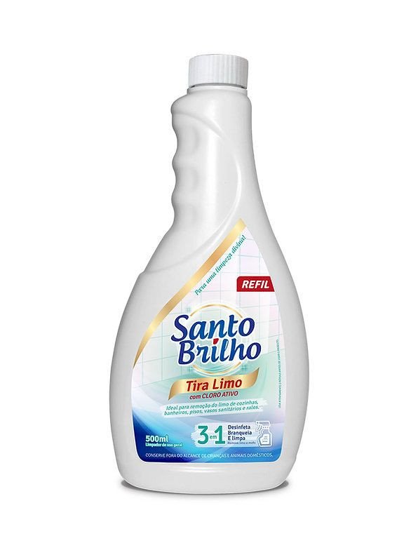 TIRA LIMO 500ML REFIL - SANTO BRILHO COD 764