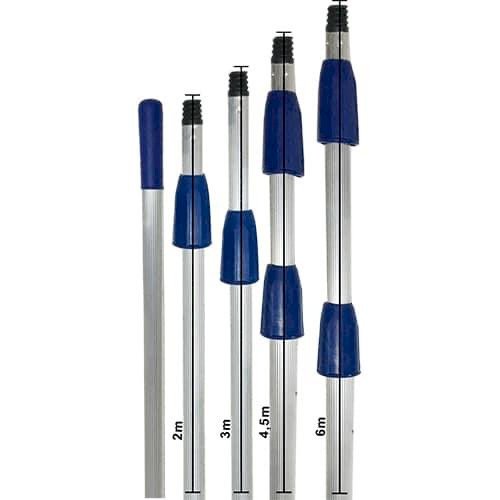 CABO EXTENSOR 6METROS TELESCÓPIO  DE ALUMÍNIO  